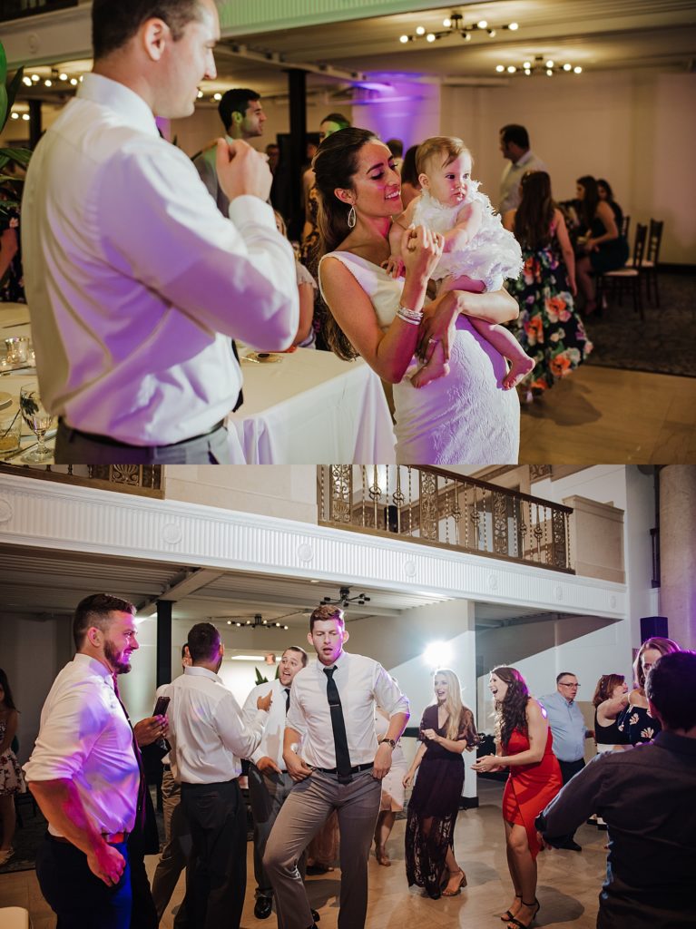 Dancing shots from a wedding at The Treasury wedding venue.