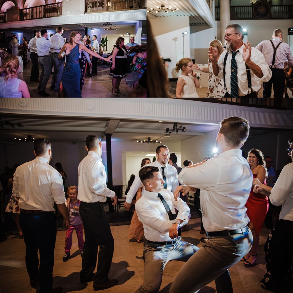 Dancing shots from a wedding at The Treasury wedding venue. 