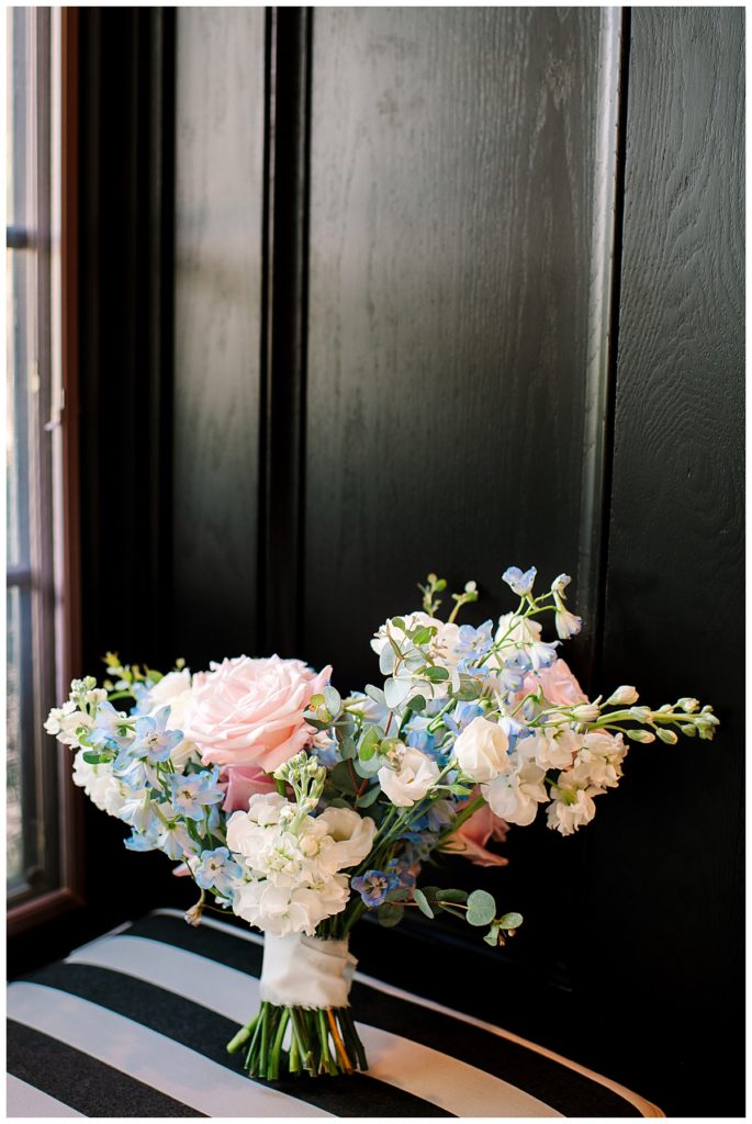 Wedding day bridal florals for Brittany Emerson Photography