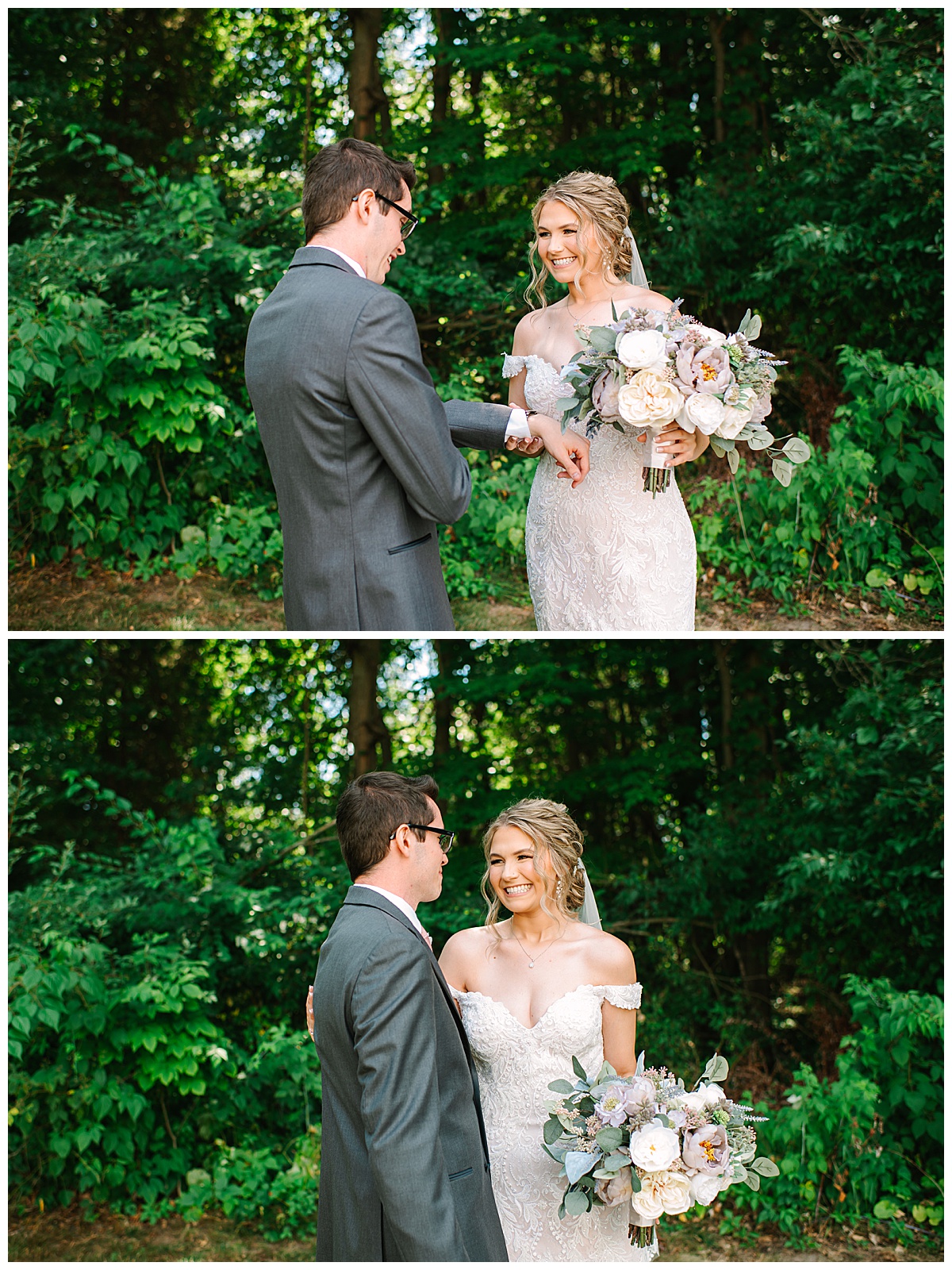 Couple share smiles by Brittany Emerson Photography