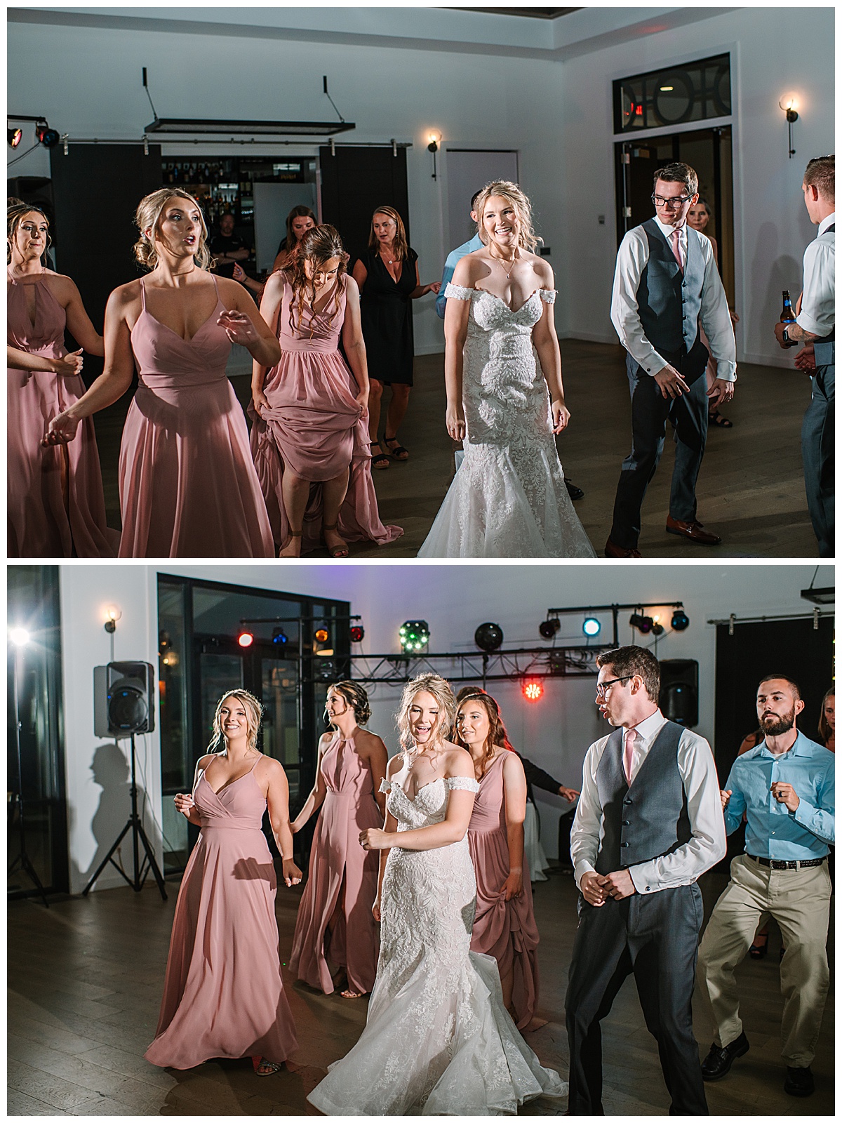 Everyone on the dance floor by Michigan Wedding Photographer