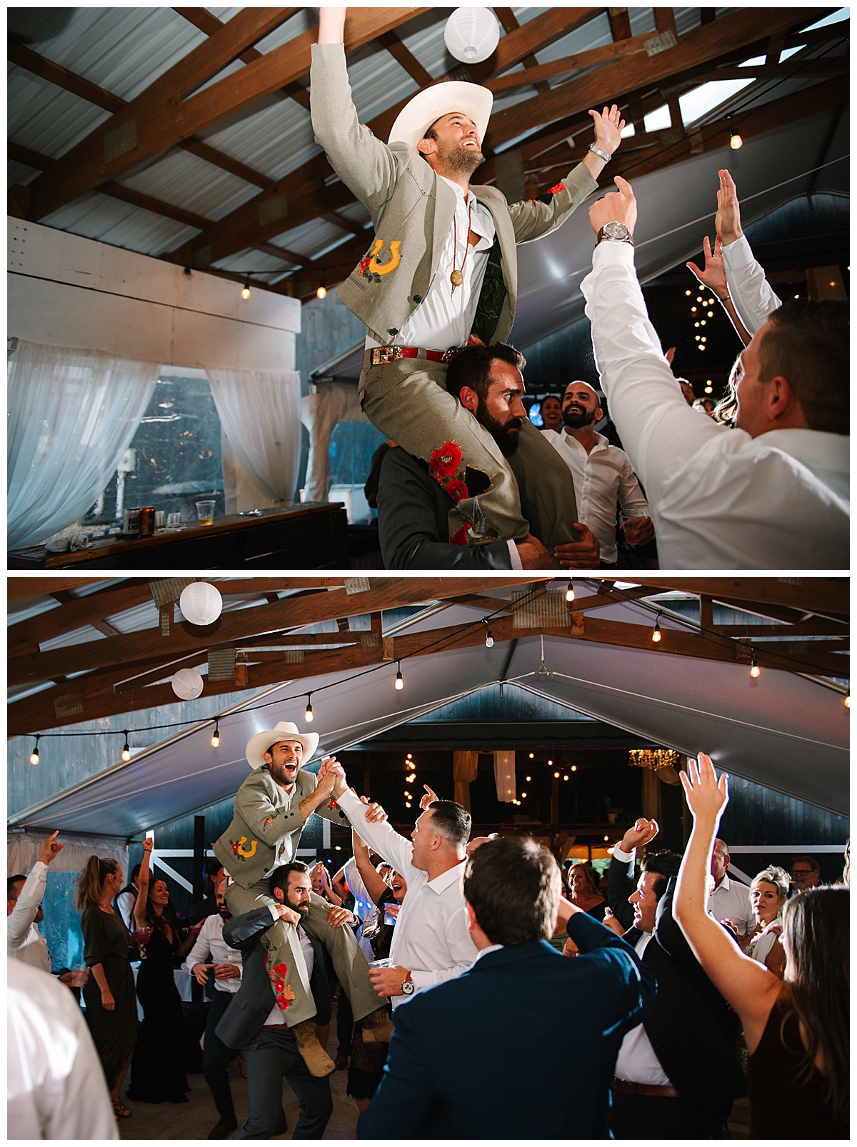 Groom has fun on the dance-floor by Brittany Emerson Photography