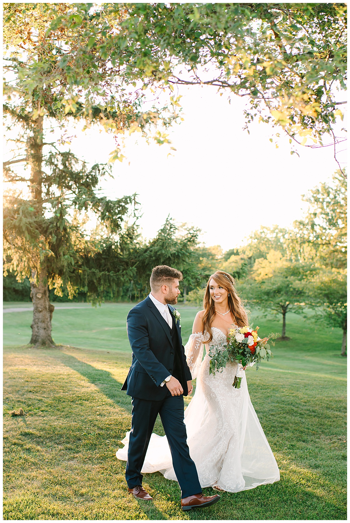 Man and woman walk together for Brittany Emerson Photography