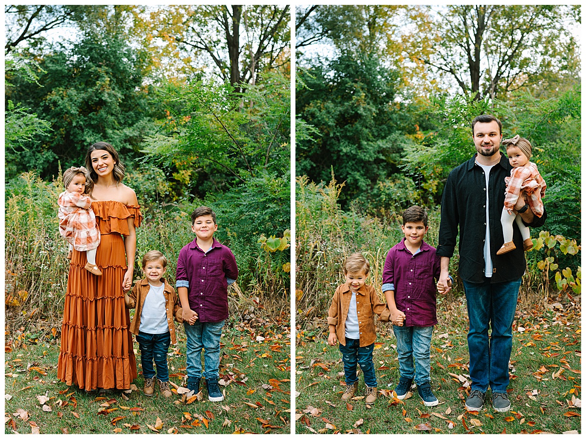 Parents holding kids hands for Auburn Hills Lifestyle Photographer